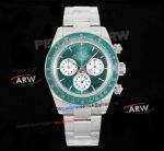 Swiss Replica Rolex Paul Newman Daytona Green Dial Stainless Steel 4130 Watch 
